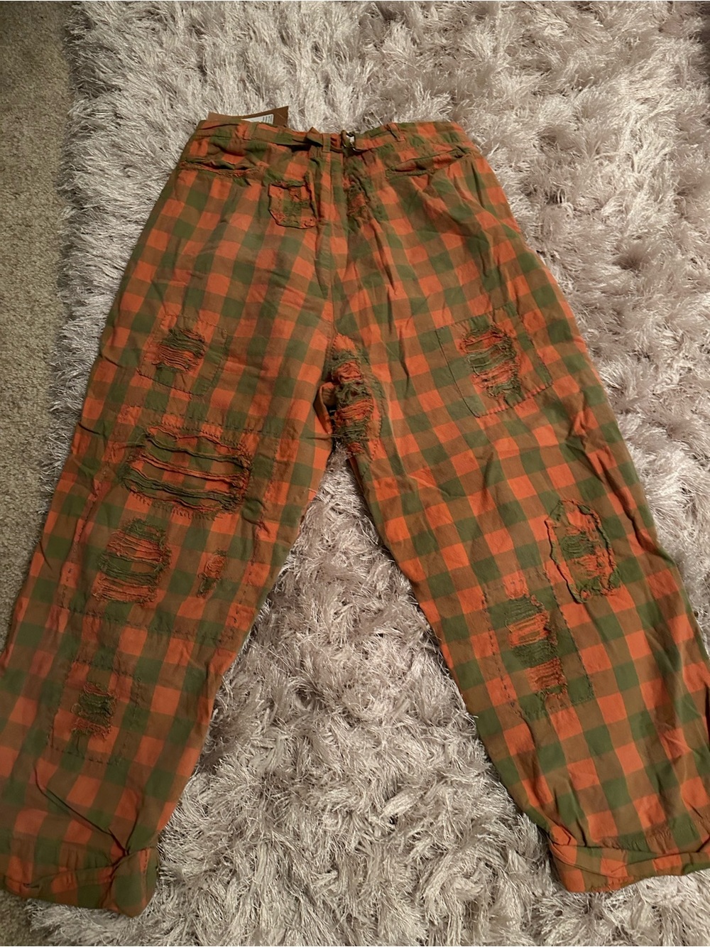 NWT Magnolia Pearl Check Charmie Trousers - Picture 10 of 11